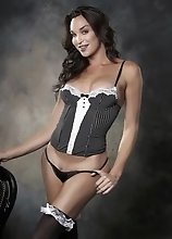 Jonelle Likes to Play with Her Hung Dick on Her Favorite Black Chair