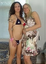 Hot Nikki posing with London tgirls